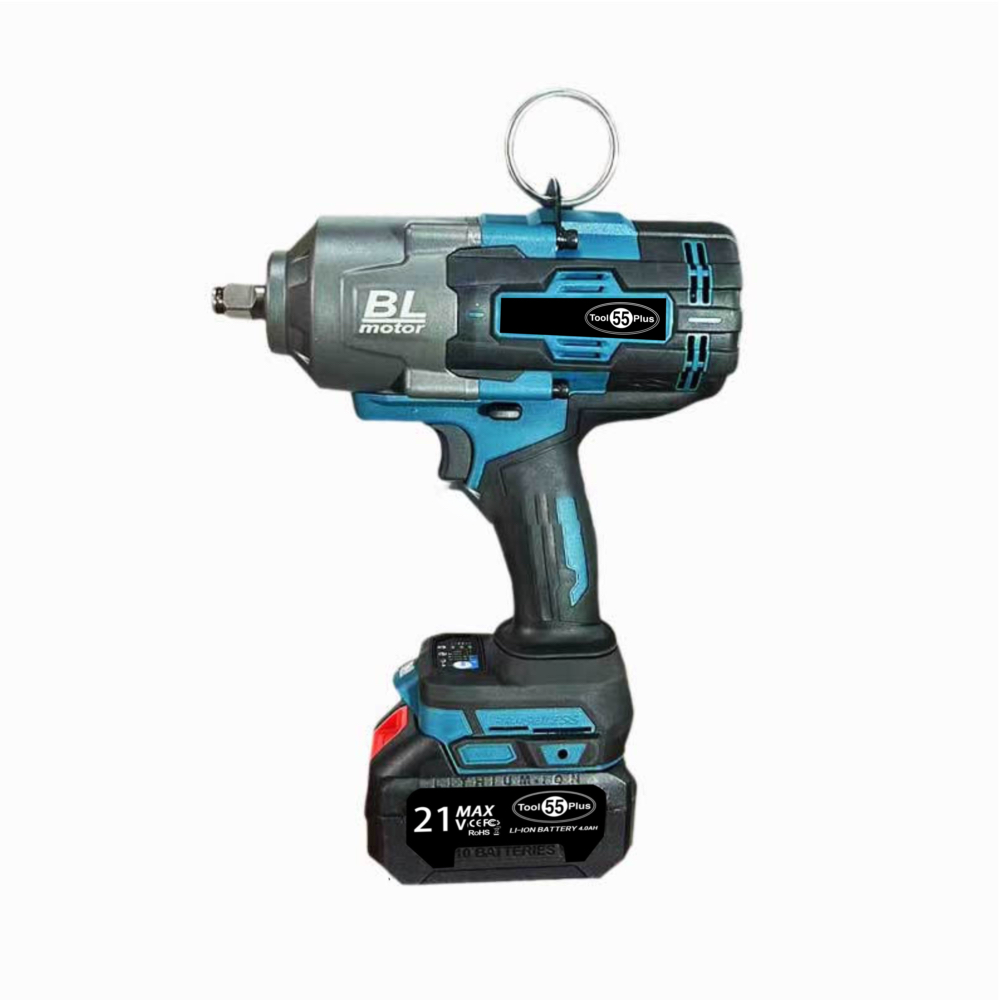 tool55plus heavy duty 3/4" impact wrench 21v brushless motor – 2000nm max torque