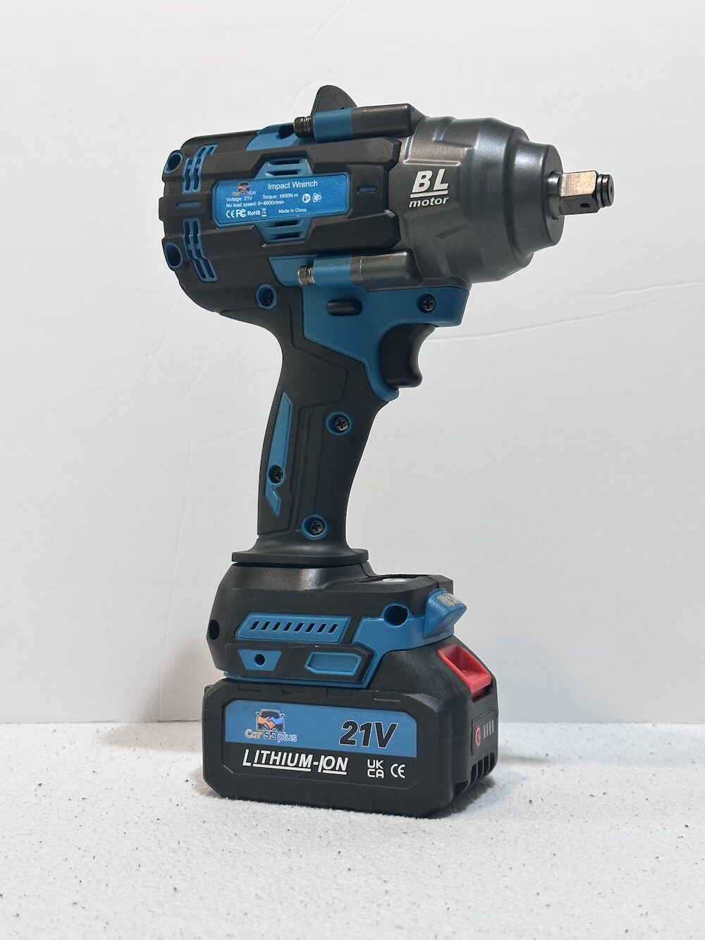 tool55plus 1/2" impact wrench 21v brushless motor – 1000nm max torque