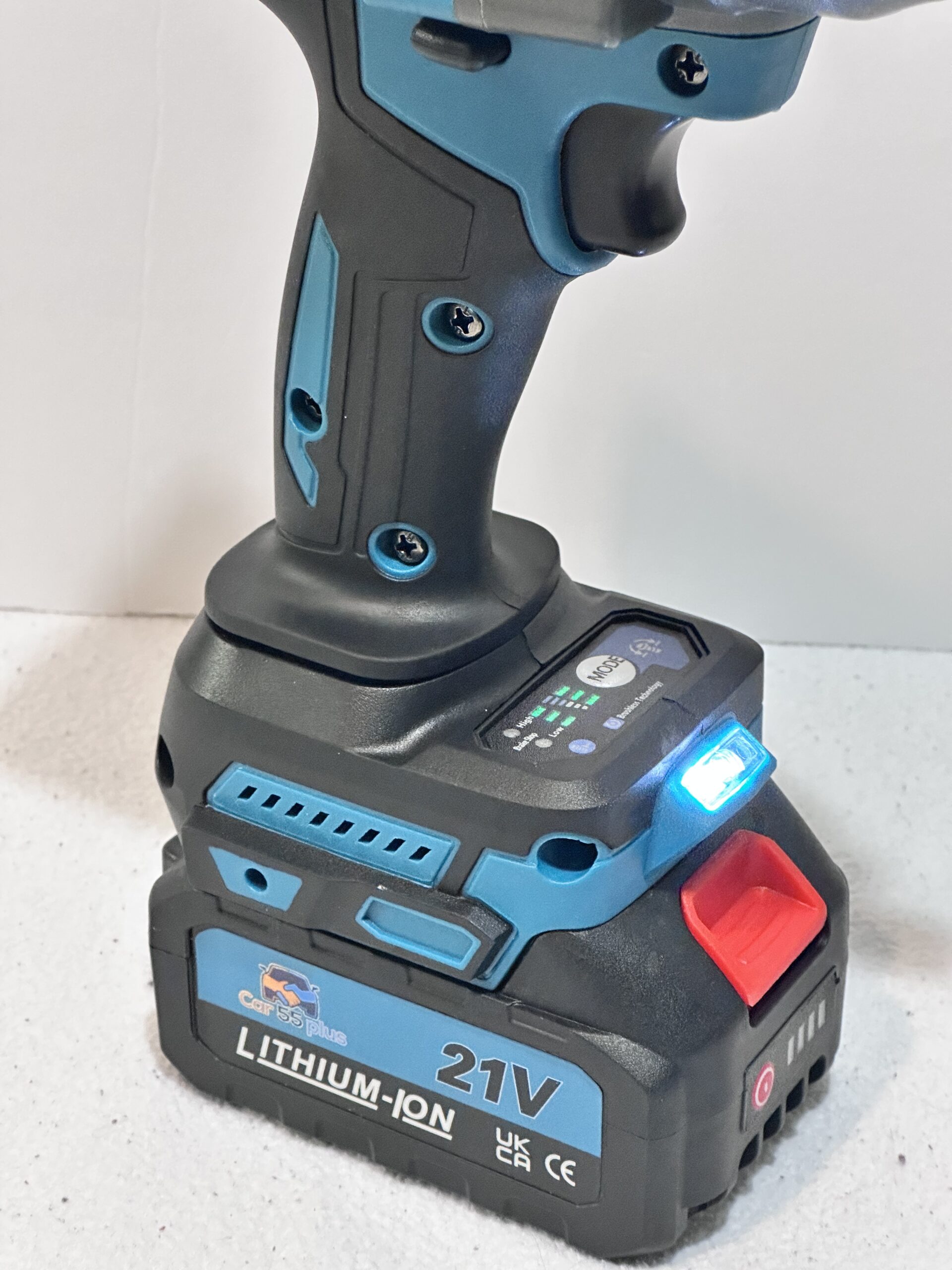 tool55plus 1/2" impact wrench 21v brushless motor – 1000nm max torque