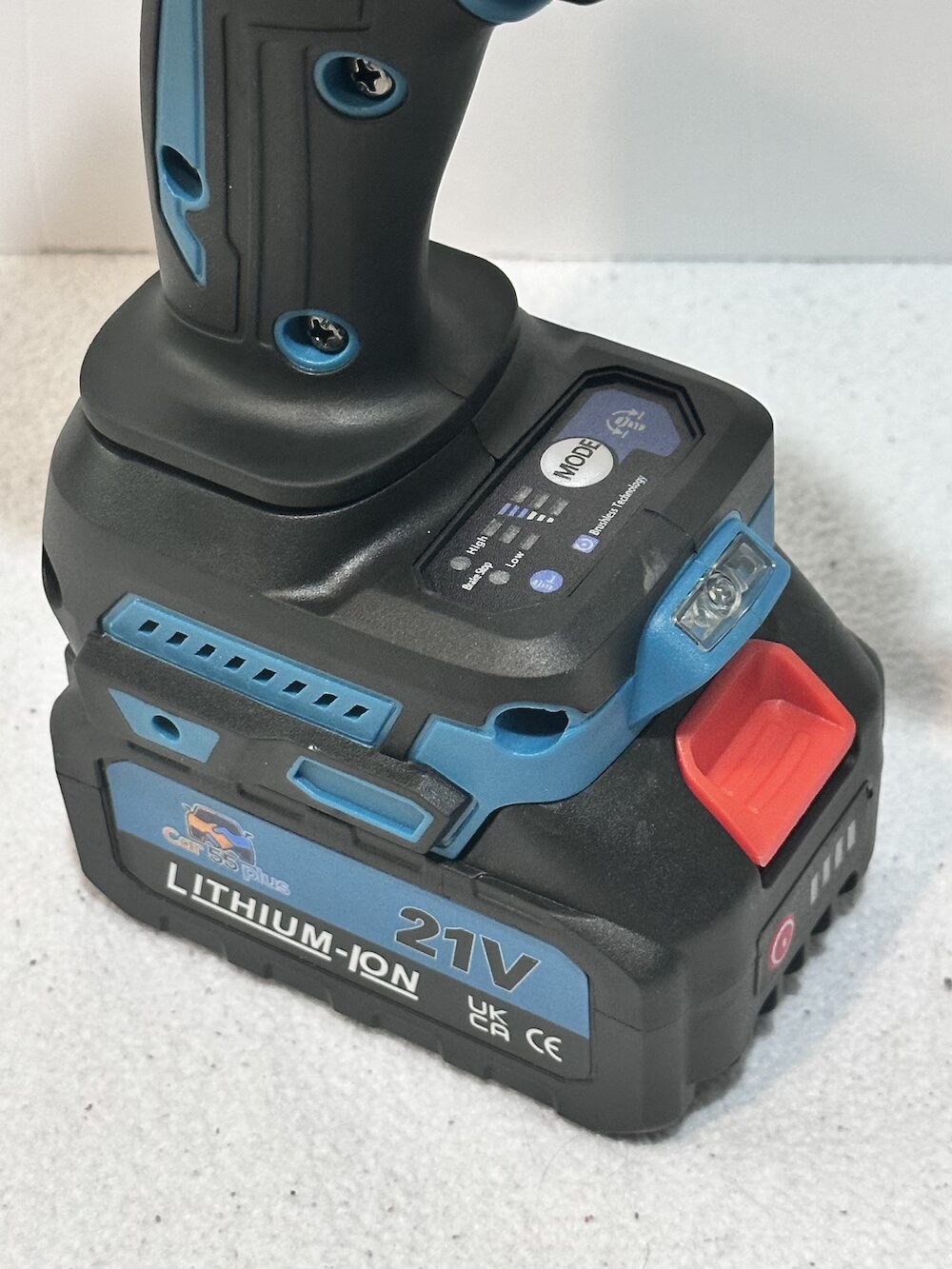 tool55plus 1/2" impact wrench 21v brushless motor – 1000nm max torque